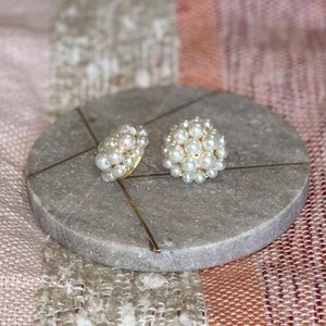Lisi Lerch Button Pearl Earrings